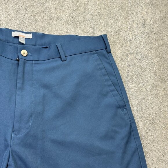 Peter Millar Salem Performance Golf Shorts Men 36 Dark Blue 9" Classic Fit - Picture 3 of 16
